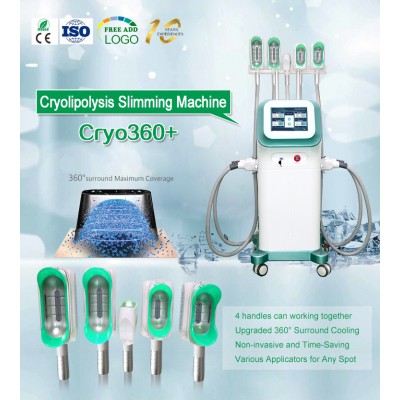 cryolipolysis body slimming shaping facial rejuvenation double chin  machine 360 equipment