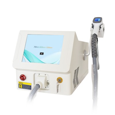 2020  Hot sale Triangel LED1 3 wavelength  Professional  755 808 1064 diode laser/laser Triangel